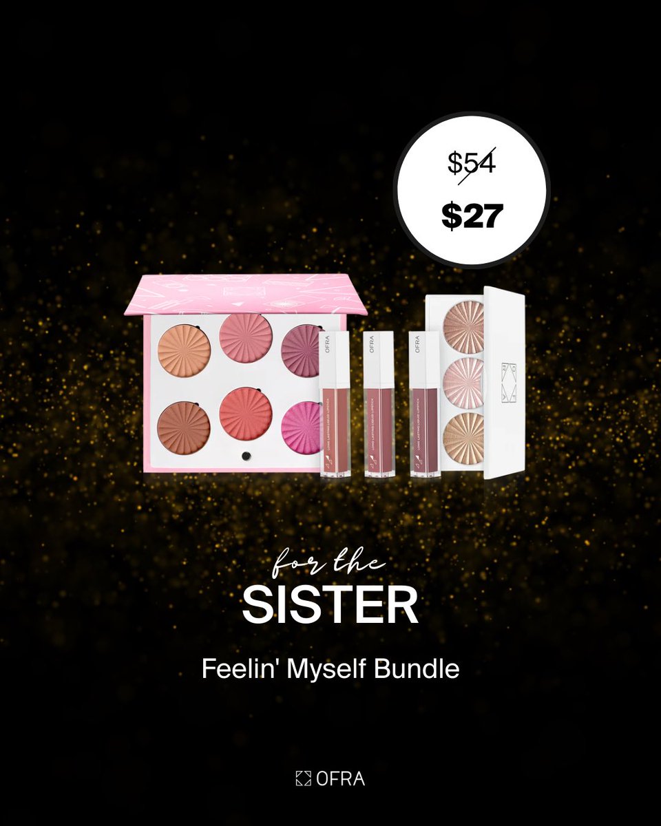 OFRACosmetics's tweet image. Searching for the perfect holiday gift? Everything is 50% OFF sitewide with code BFCM25, aka the most value-packed haul you’ll score all season! 💸🎄 #blackfridaysale #sale #makeup