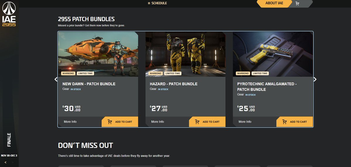 K1ngChAo5's tweet image. CIG knocks this one out of the park yet again!

This will crush those grey market prices and help bring CIG the money they so well deserve. Thank you CIG for doing this! 

Hope to see more of this in the future. You guys are listening to the player base and I think this proves…