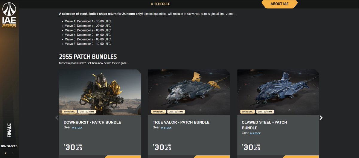 K1ngChAo5's tweet image. CIG knocks this one out of the park yet again!

This will crush those grey market prices and help bring CIG the money they so well deserve. Thank you CIG for doing this! 

Hope to see more of this in the future. You guys are listening to the player base and I think this proves…