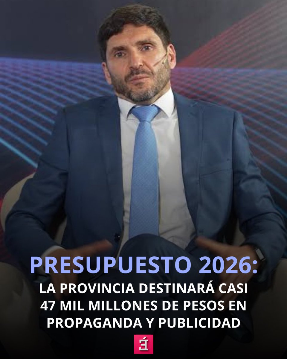 El Presupuesto 2026 destina 46.428 millones de pesos a áreas vinculadas a comunicación, imagen y publicidad bajo la órbita de la Gobernación. La cifra supera a los presupuestos completos de ministerios como Cultura y Ambiente.

epicarosario.com.ar/presupuesto-20…