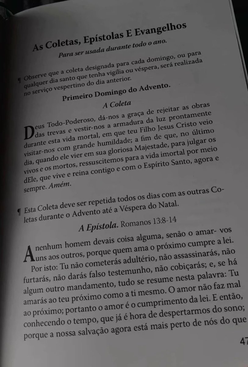 Um feliz ano novo, cristãos!