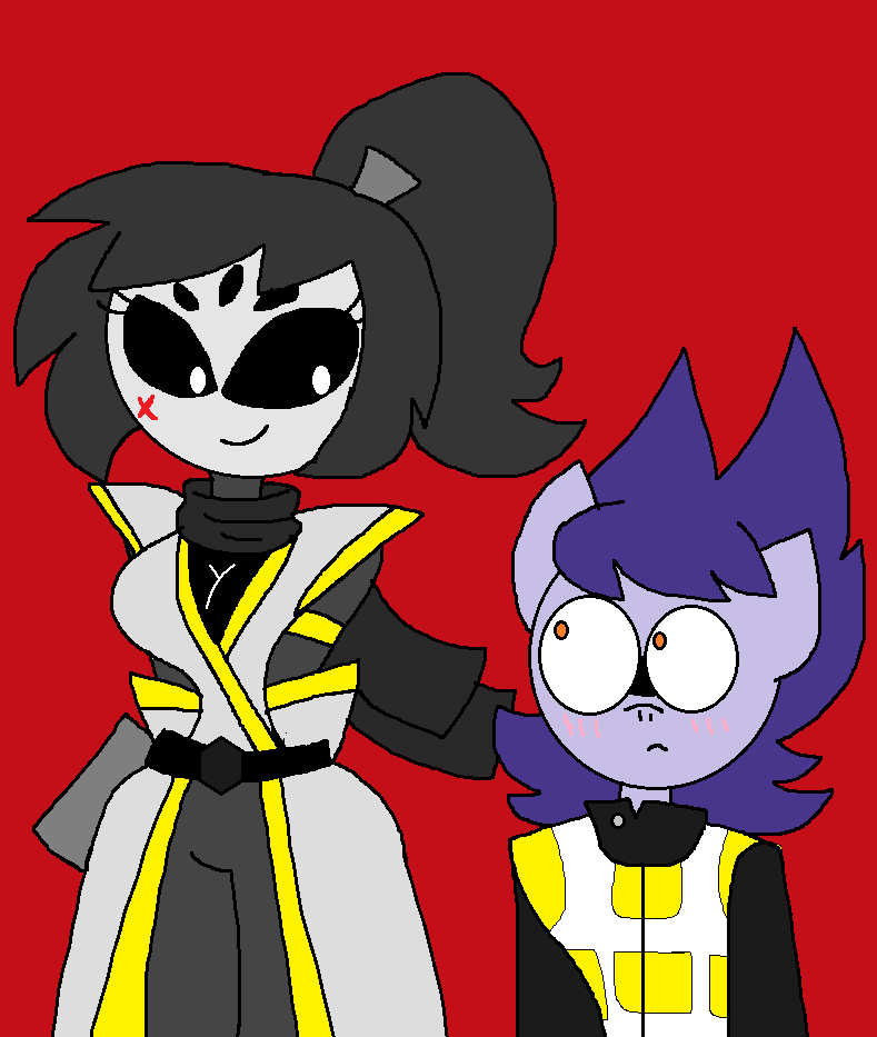 Xiora y Logan #HeroVerse #paint #drawing