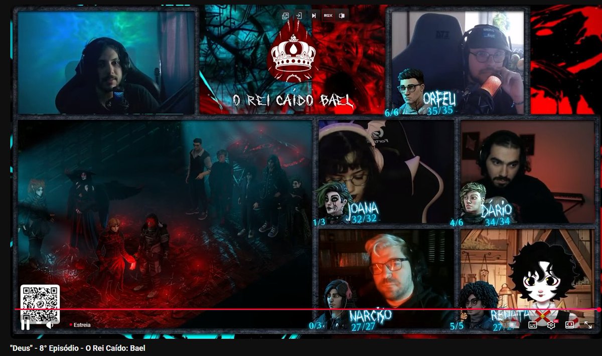 Está tendo o 8° episódio de O Rei Caído Bael agora no youtube!

vai lá assistir, link no post abaixo