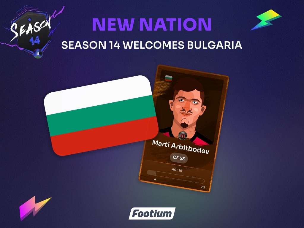 Bulgaria joins Footium for Season 14 👀