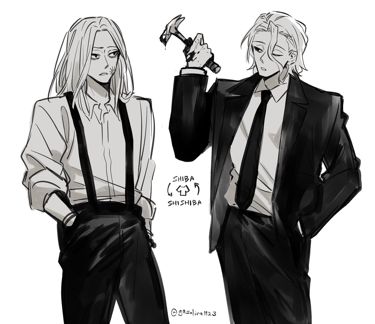 gasoline1123's tweet image. shishibashiba !?