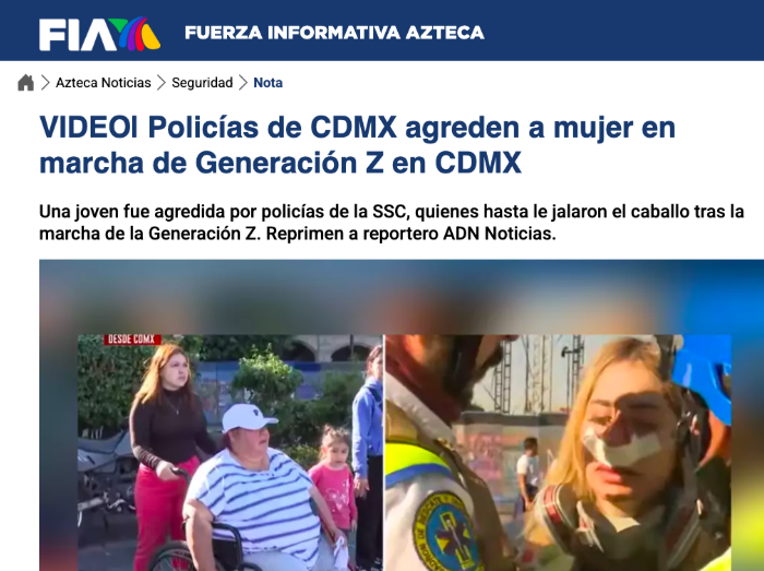 GPMorenaCdMex's tweet image. Evidencias del #MONTAJE operarado por @adnnoticiasmx  @AztecaNoticias  y @DerechaDiarioMX para causar indignación y manipular al público en la marcha del #15N usando a familias, niños y personas discapacitadas.

Vamos por los autores intelectuales de esta farsa #CaigaQuienCaiga