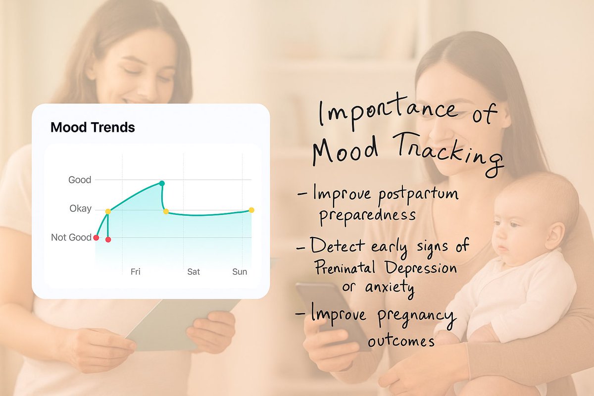 ElizabethEnech1's tweet image. Postpartum mental health is overlooked, yet affects millions. Tech can change that.

One app. Smart tracking. Stronger support. 💛🤰📱

#FemTech #MomsWhoTech #HealthTech #PregnancyApp #MentalHealthTech #PostpartumDepression #MamaCare