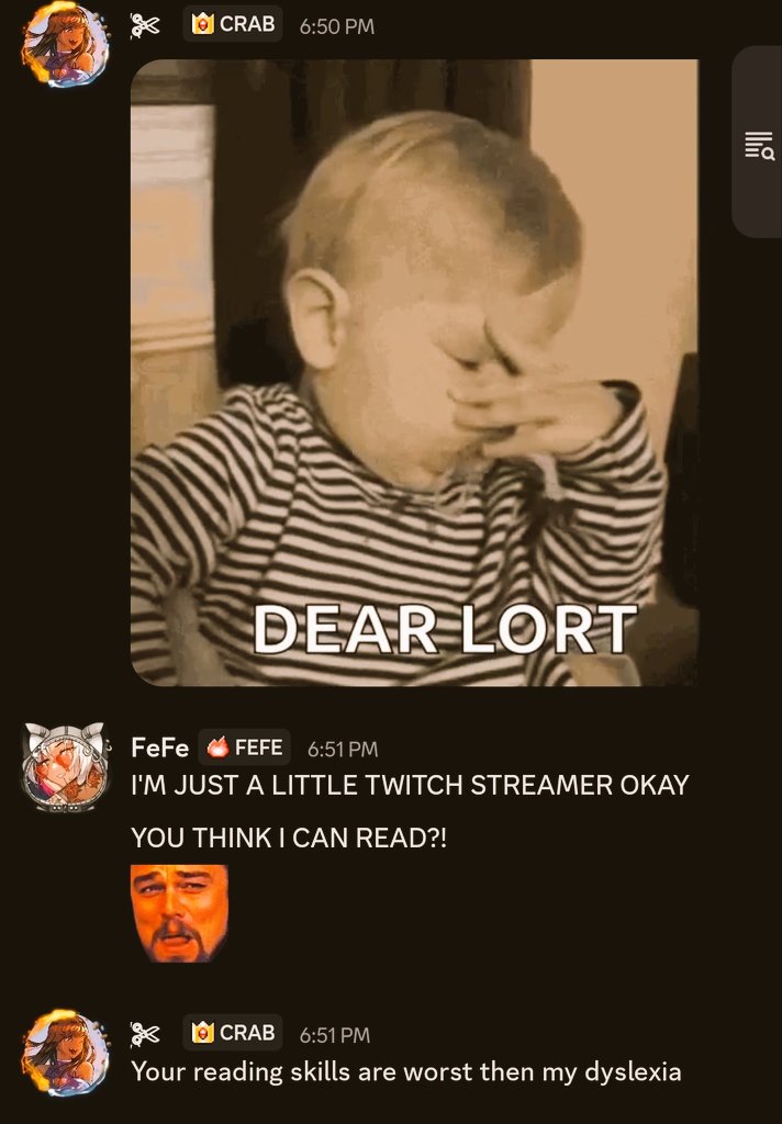 A normal conversation between me and <a href="/CovfefeChan/">FeFe 🫦</a> 
<a href="/FeFeVirussy/">FeFeVirussy 🫦</a>