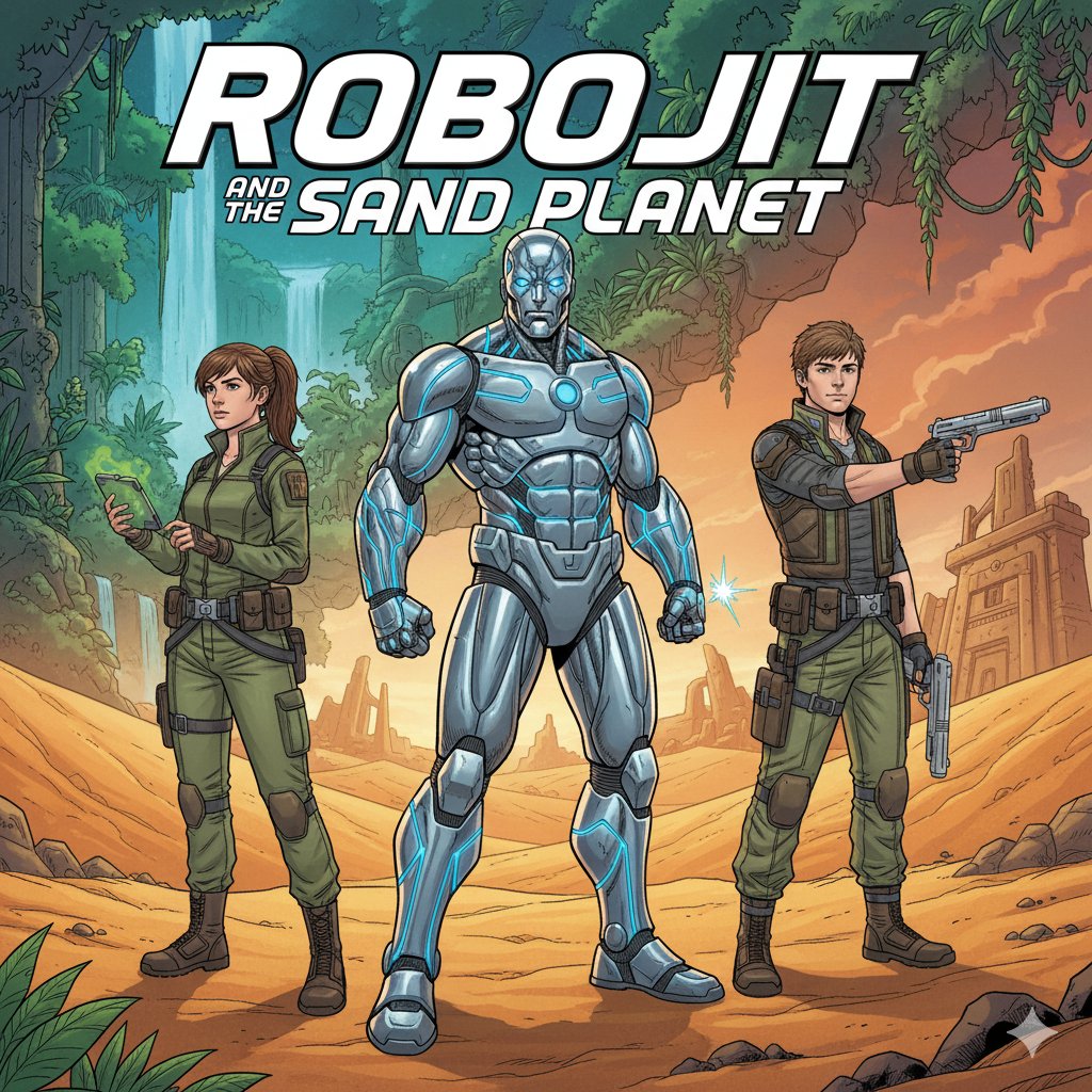 rrthakur's tweet photo. 🚀 New Milestone for Robojit!
The early prototype of the Robojit and the Sand Planet graphic novel is now LIVE! 📘✨
👉 Read here: https://t.co/C2Gq9G9kSO
#Robojit #GraphicNovel #AIArt #SciFi #Comics #Publishing #Storytelling #ArtInnovation #RoboJitAndTheSandPlanet 📘✨ https://t.co/msKzyMrgwm