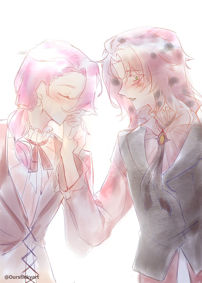 hi. sharing a comm i got from @/ourstickyart 👋👋