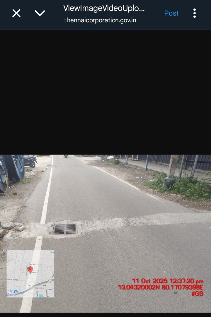 BalajiGopalanCH's tweet image. ZO11, WD152, Velmurugan St

#GCC #SWD

The road-cut restoration has been damaged again within a month, indicating #PoorQuality #PoorDesign &amp;amp; #PoorEngineering.

The GCC’s earlier response and an old photo are attached here for your reference.

To: @chennaicorp @rdc_south 

Cc:…