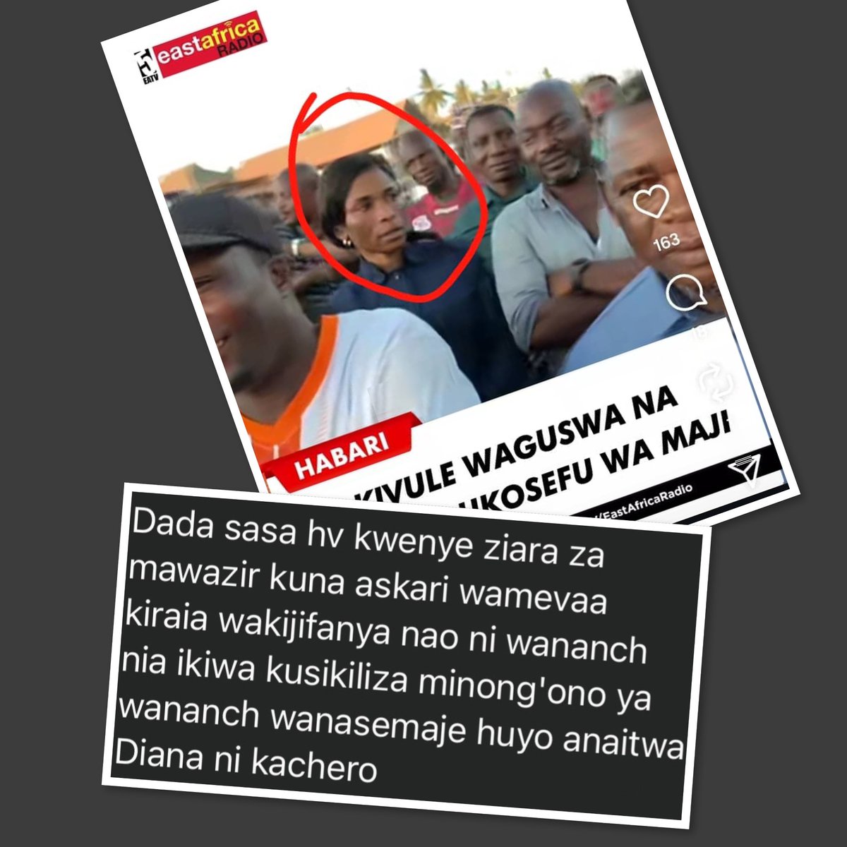 MariaSTsehai's tweet photo. ‼️Akili kichwani 🙄‼️
Wamemwaga makachero kuwachota watu kwenye hii mikutano! Acheni kuhudhuria mikutano - hizi taarifa wanatuma wazalendo  SHTUKENI!
Wakija hawa maharakia wapuuzeni 🚮 
#D9 hakikisha unaweka historia !
#SamiaMustGo https://t.co/nZ3yiTbJGF