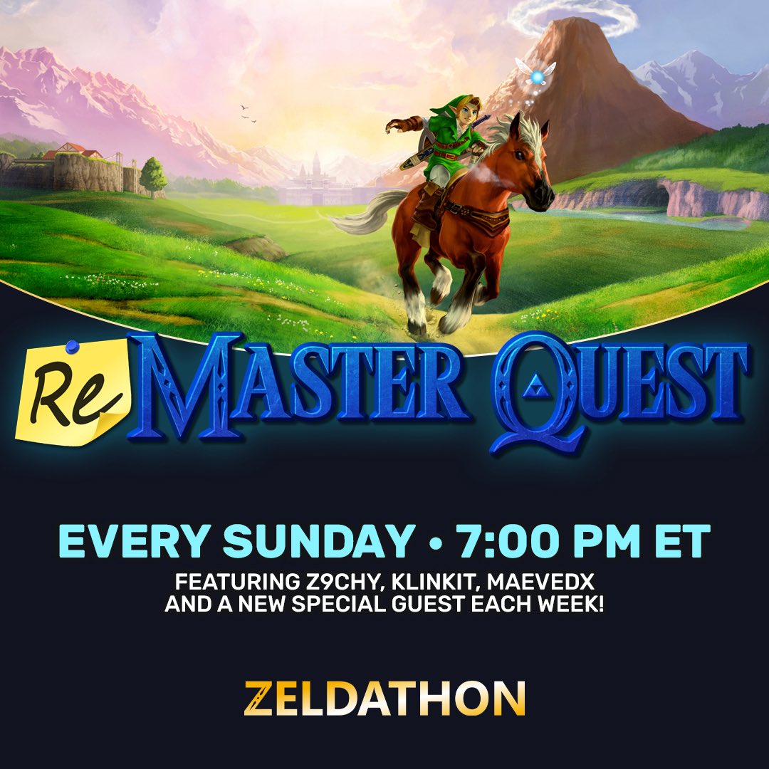 TONIGHT

ReMaster Quest 

FEATURING <a href="/AlexNorimaki/">AlexandraNorimaki🎶</a> 

time to talk about our MOST requested game in the series! Can you guess what it is?

See you all at 7!