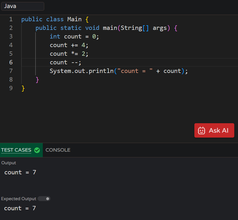 MoniTechCodes's tweet image. Day 118
Java — practiced a few operator problems today.
Didn’t get much done, but I still showed up — and that counts. 🌿
#100DaysOfCode #JavaLearning #ConsistencyOverPerfection #TechJourney #LearningEveryDay #30NitesOfCode
codedex.io/community/30-n…