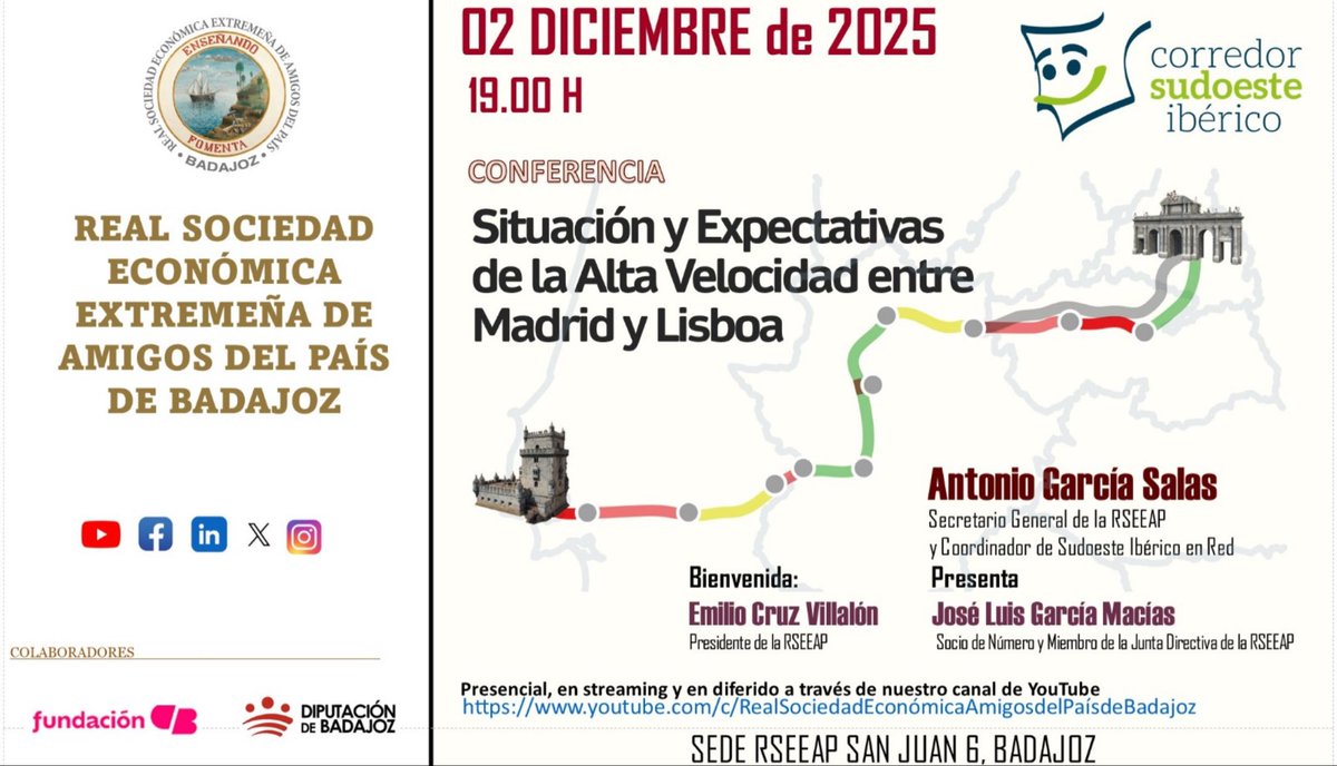 Corredor Sudoeste Ibérico tweet media