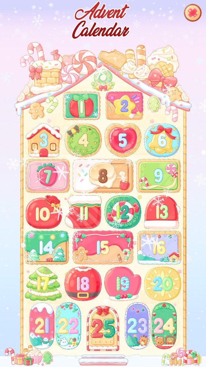 Since the advent calendar in Royale High is officially retired since all the past advent calendar items are now on-sale for diamonds and it's confirmed that there is no advent calendar this year... Tanghulu Master advent calendar it is! :3