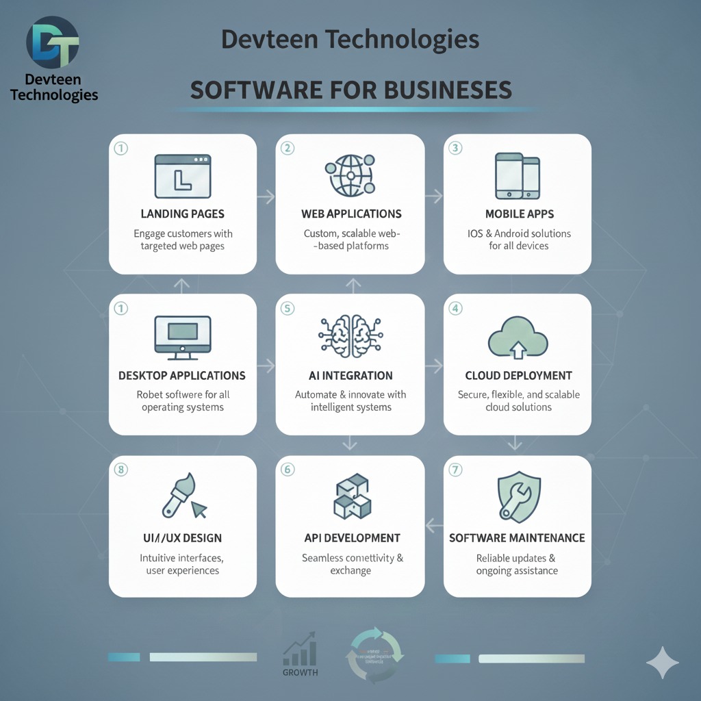 DevTeenTech's tweet image. 🚀 Transform your business with Devteen Technologies!
Scalable, modern, and performance-driven digital solutions for every business.

Hashtags:
#DevteenTechnologies #SoftwareDevelopment #WebApps #MobileApps #AI #DigitalSolutions #BusinessGrowth #Automation #UIUX #TechInnovation