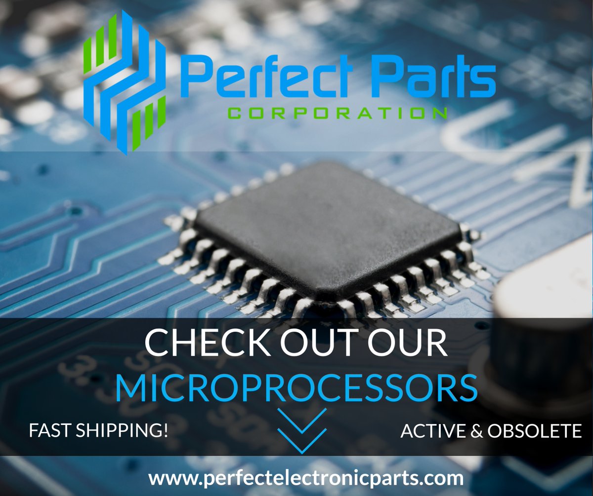 PerfectPartsUSA's tweet image. Click the link below to check out our Microprocessors!
#PerfectParts #ElectronicComponents #Microprocessors 
perfectelectronicparts.com/index.php