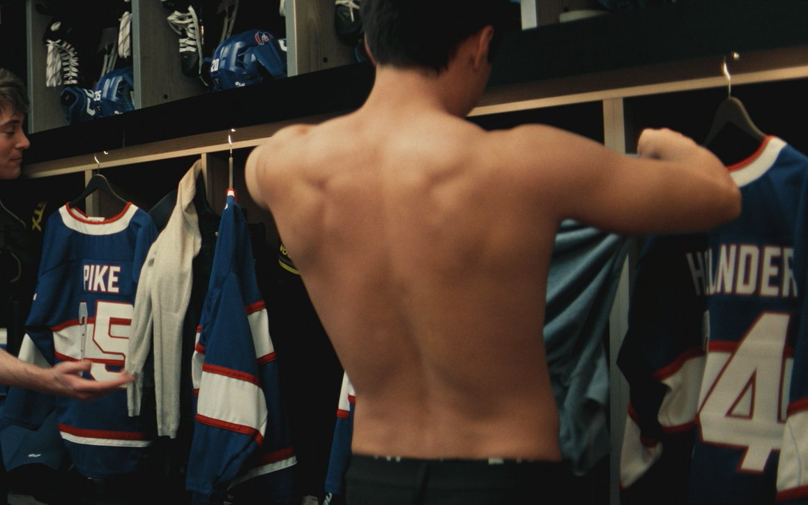 hbomax's tweet image. Best back shots in the first episode of #HeatedRivalry