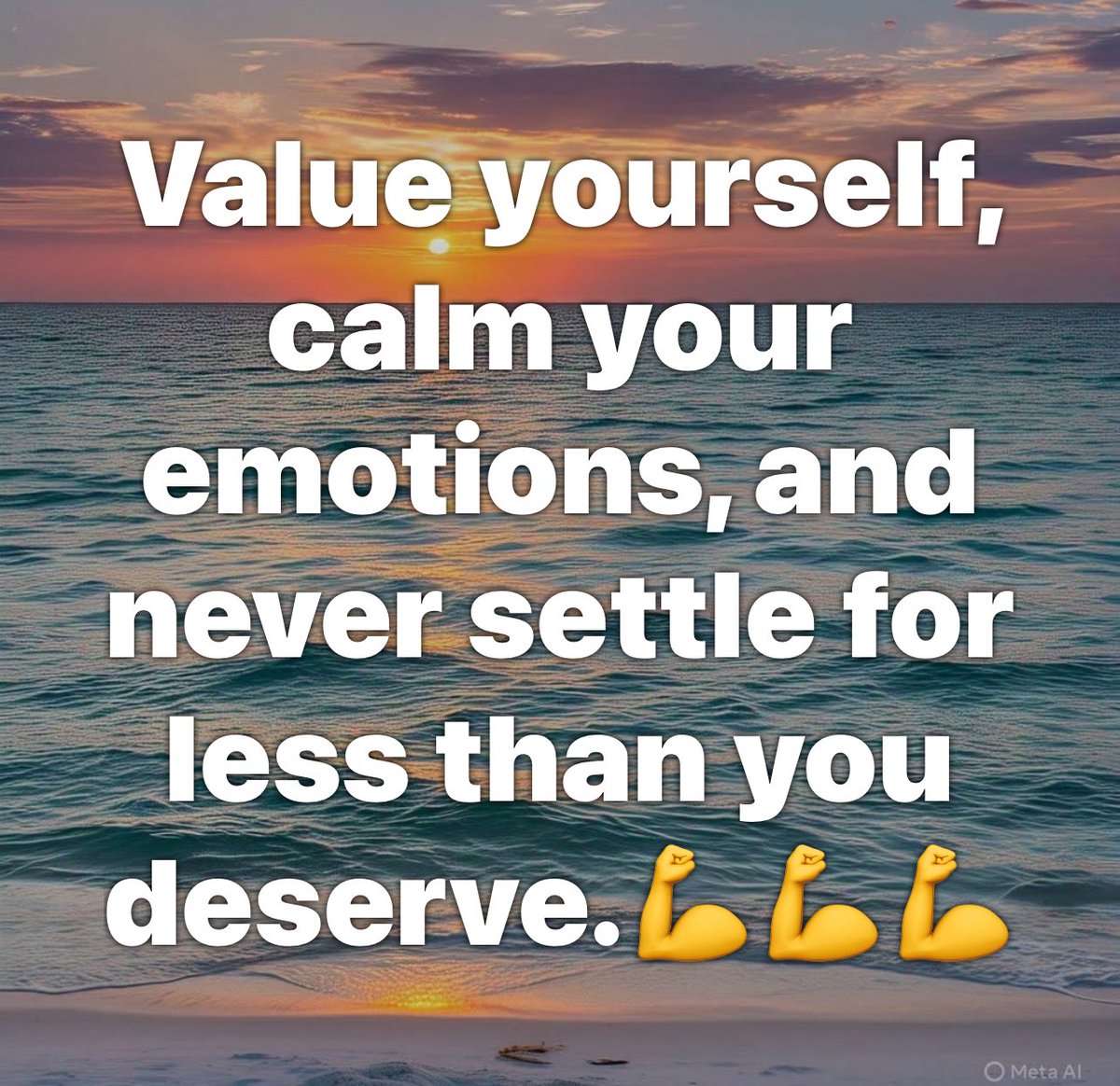 Golden Nugget of the day!🪷✍️🏻

Value yourself, calm your emotions, and never settle for less than you deserve.