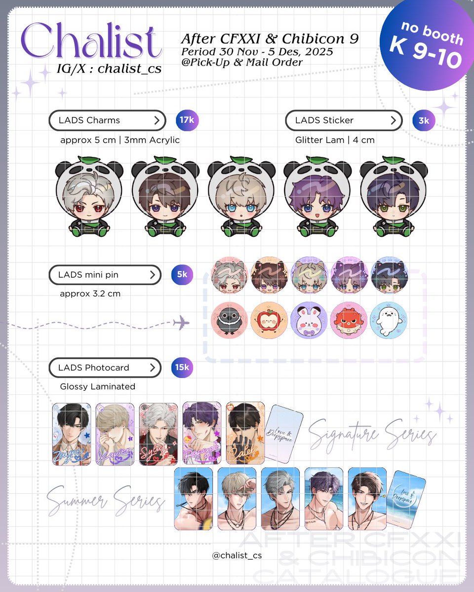 chalist_cs's tweet photo. #postcf21 #cf21 #chibiconcatalogue #chibicon
[2/2] https://t.co/elRgfoMAaT