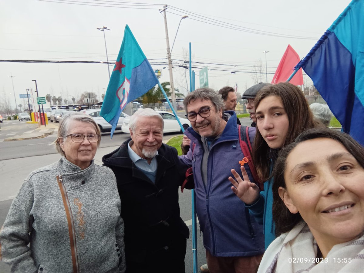 <a href="/RobertoCeledonF/">Roberto Celedón Fernández</a> A distancia, desde Santiago estaremos acompañando, un recuerdo de hace unos tres años subiendo por José Arrieta a Villa Grimaldi