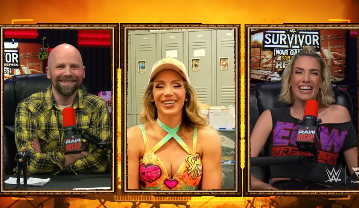 FLAIRFATU's tweet image. Charlotte was the only woman interviewed after War games, I seriously wonder what they have planned next for her