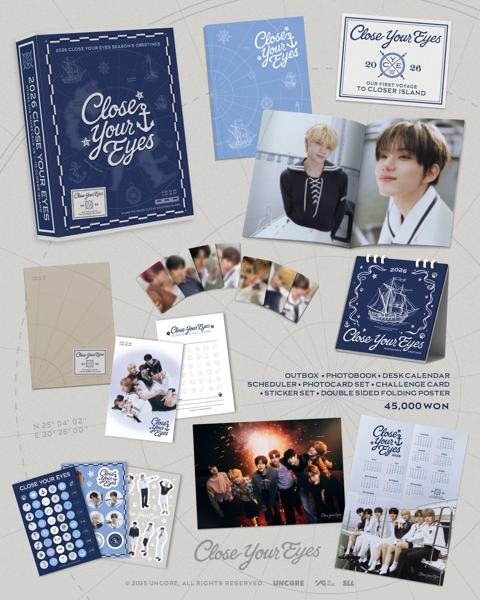 MoreToMineShop's tweet image. #MoreToMineShopGO #WTS #LFB | #CLOSEYOUREYES
💎CLOSE YOUR EYES 2026 SEASON'S GREETINGS PH GO💎
💸PHP 2500

🔹OFFICIAL MERCH
✨Direct Weverse
🧡Prices are all in +lsf
🔸DOO: until oos
💸DP 50% ; RB: 2 weeks
🚢NORMAL ETA

Order Form: tinyurl.com/ndxzummn