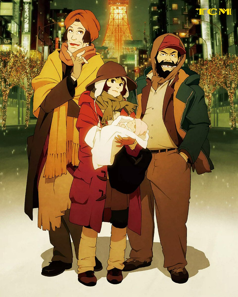 La familia y uno más.

👶 22:00 TOKYO GODFATHERS