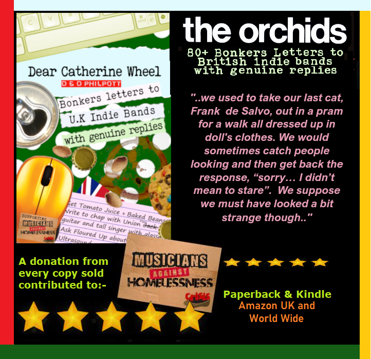 DerekPhilpott's tweet photo. Here's our Bestselling book of bonkers letters to Britpop/C86/indie Legends with genuine hilarious replies, that @Sarah_Records so magnificently helped us with.  We're giving a big donation to homeless charities for every copy, £2,655 so far donated.. #indiepop #c86 @MAH_Gigs https://t.co/hKfRYLlDQd
