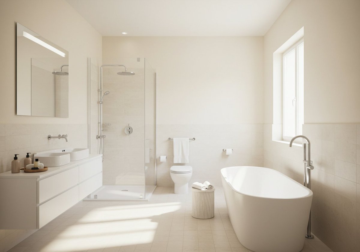 realtygirl's tweet image. This simple update makes the bathroom feel instantly bigger—no layout changes needed! 🤩

#BathroomDesign #BathroomWalls #SpaceSaver #BathroomUpgrade
 LocalInfoForYou.com/114682/plaster…