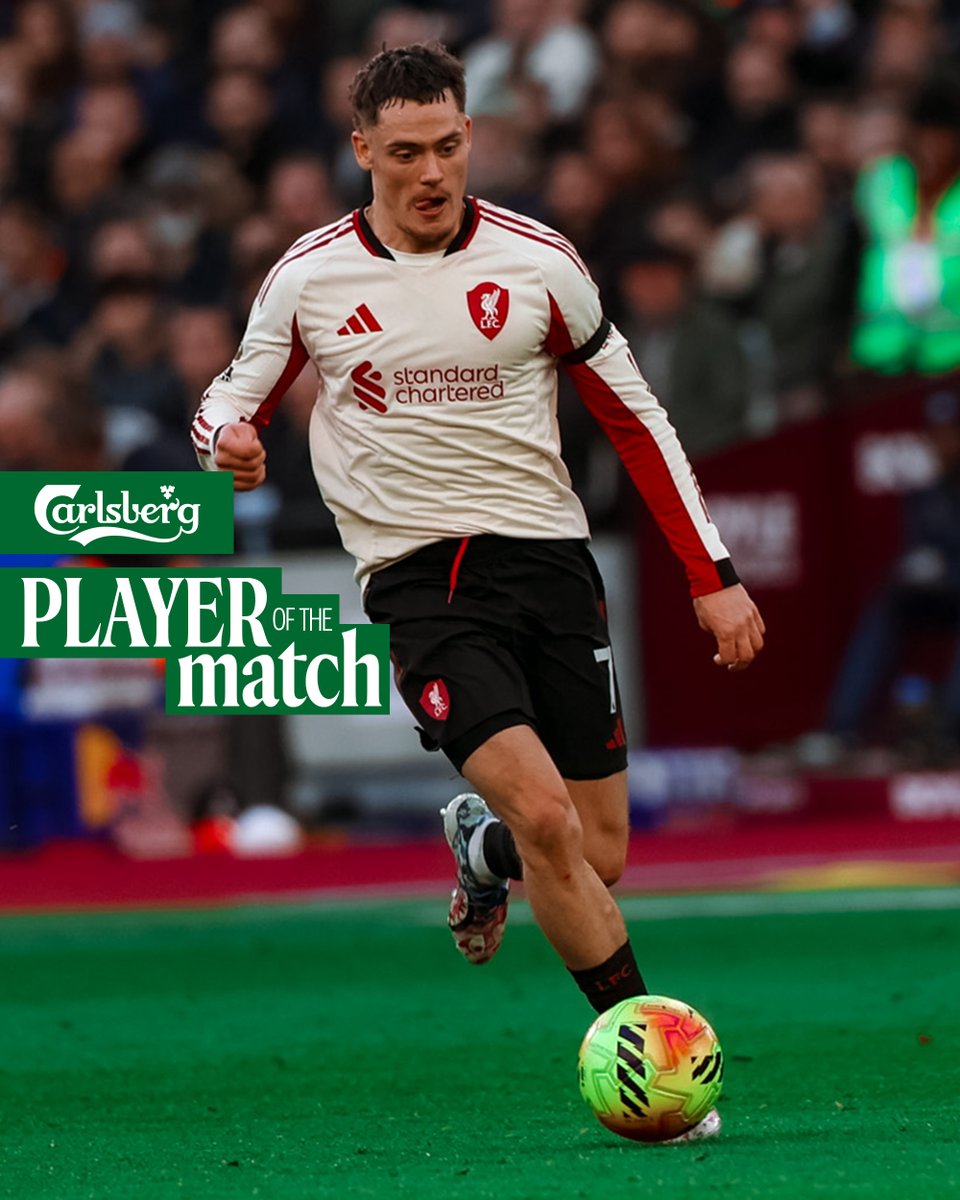 LFC's tweet image. A top performance from Flo 💫

Your @carlsberg Player of the Match 🏆 #Ad