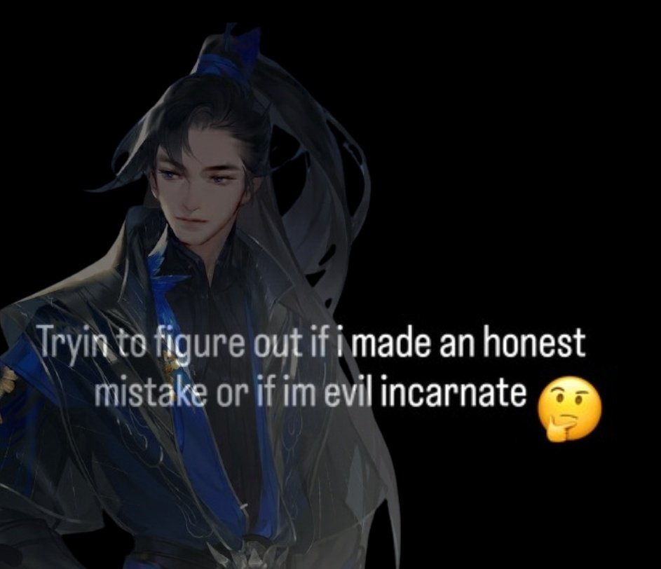 2ha hate is really interesting because people will make mo ran out to be the most morally bankrupt and remorseless guy in the world when the entire plot is literally him doing this