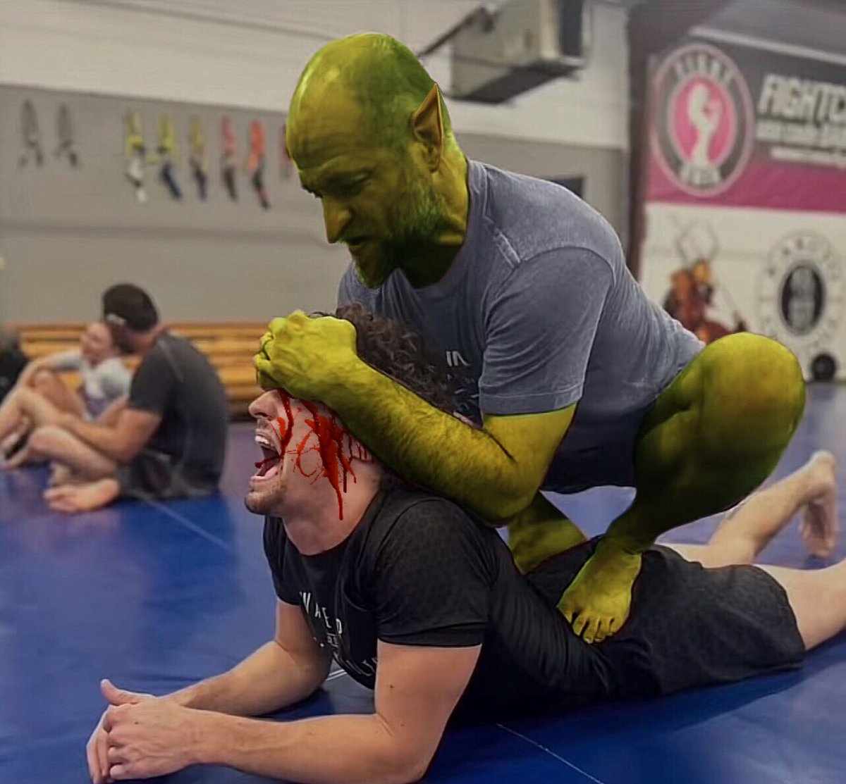 gregthesorcerer's tweet image. Foolhardy Adventurer: oh wow, my first quest! and all I have to do is slay one measly goblin? This is almost too easy!

The adventurer five minutes later: