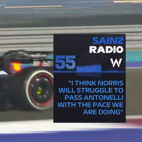 Sainz on the radio 👀👀