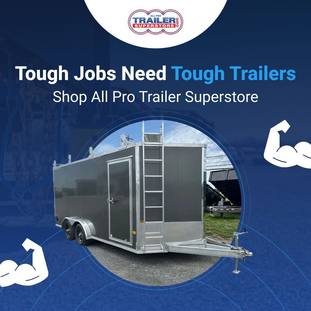 TrailerSStore's tweet image. Looking for a #contractor trailer that can handle anything you throw at it? All Pro Trailer Superstore has you covered. Check out our selection today! buff.ly/YYnrB7c