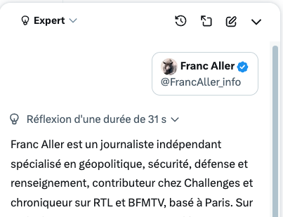 FrancAller_info's tweet photo. Ça s'arrange pas, #Grok...
#mandieu
#IA #Elon
#RendsLePiaf
À peluche 👋 https://t.co/wBEXH50d1s