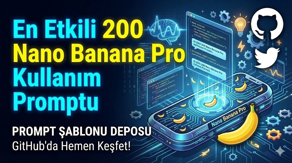 🍌 Nano Banana Pro + 200 Özel Prompt = SONSUZ OLANAK!

Aylar süren denemeler sonucu oluşturduğum "Best of Prompt" prompt arşivim artık GitHub'da yayında! 🎉

Hemen arşive ulaşın: 🔗 Link: github.com/Therayz1/Nano-…

Bu repo yaşayan bir proje olacak. Sürekli güncelleyerek piyasadaki