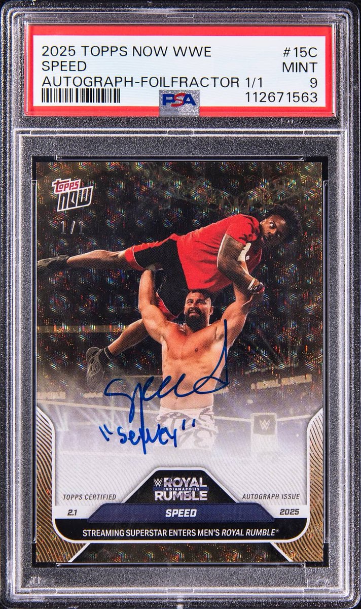 SCUncensored's tweet photo. If I told you this Topps Now card sold for $8500 on Goldin last night, would you believe it? https://t.co/z4JfGV1TcB