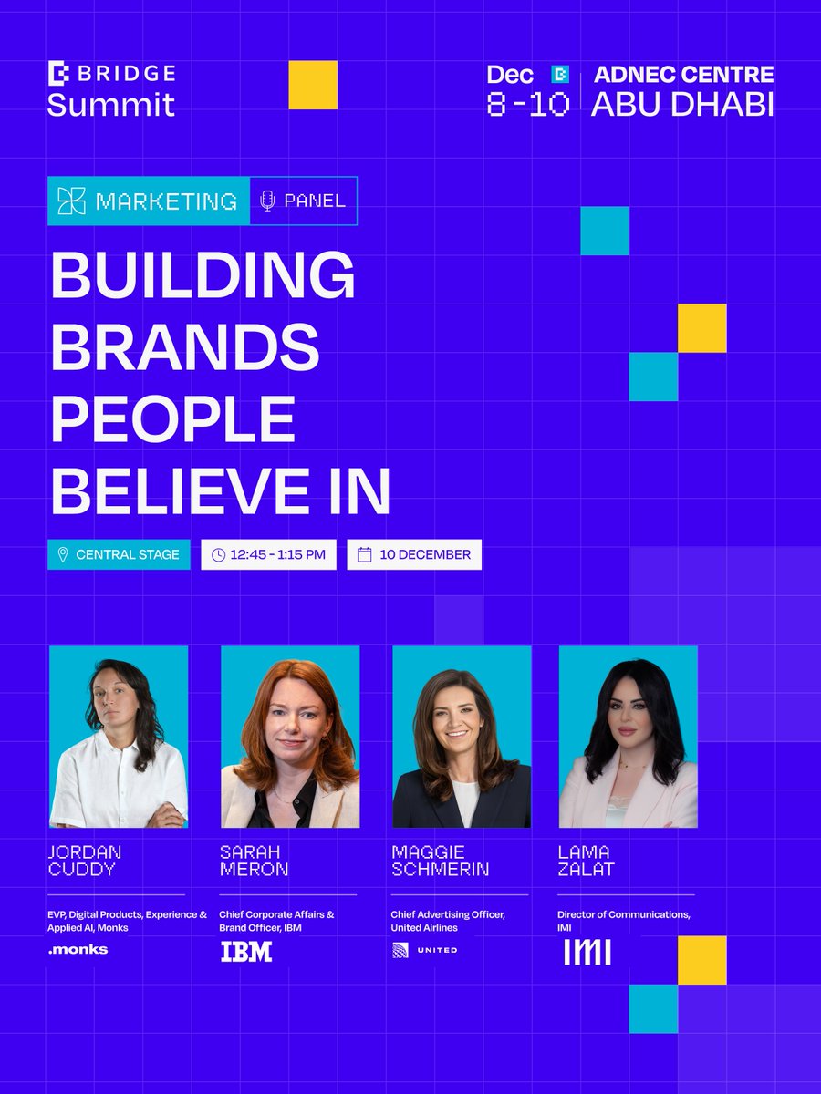 WMediaBridge's tweet image. Bridging bold ideas with lasting belief.

This session brings together leaders who show how research, cultural storytelling, and brave creative thinking turn campaigns into movements and movements into real equity. From airlines to beauty to music-tech crossovers, they break down…