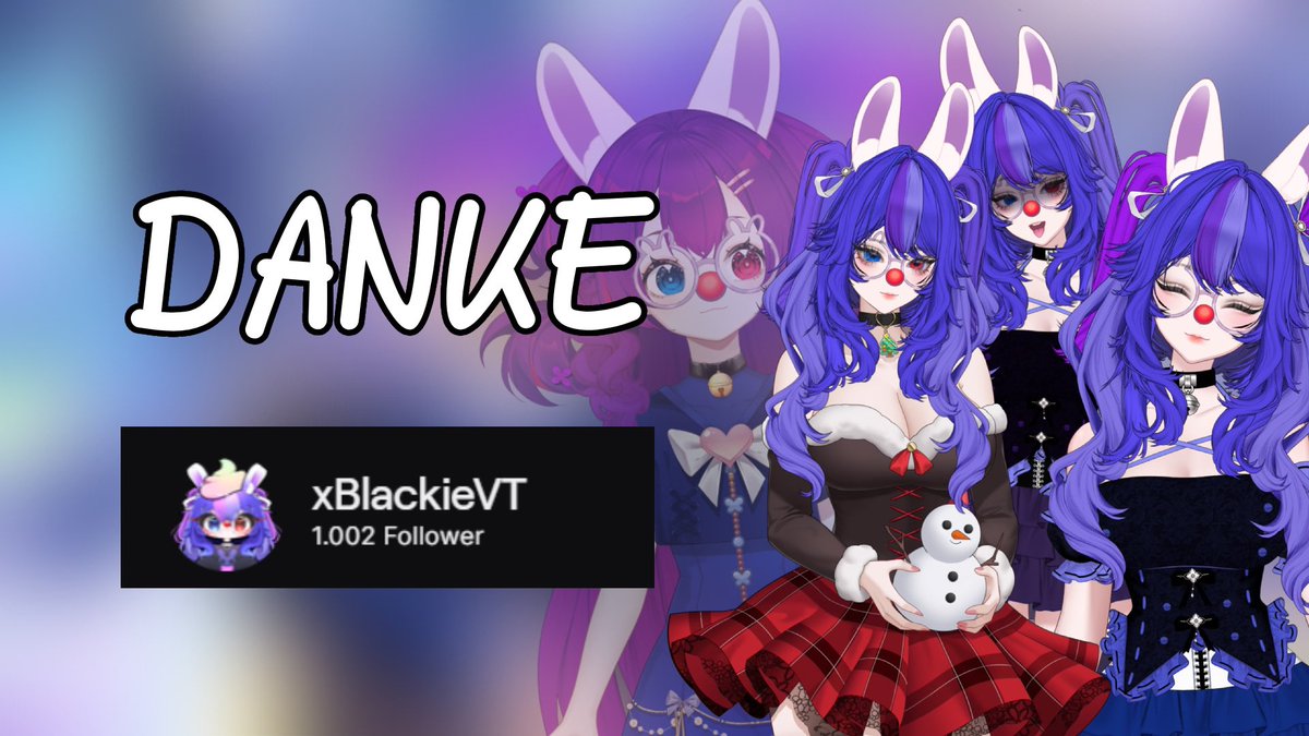 Ist zwar schon ein paar Tage her aber dennoch habe ich mich sehr gefreut das wir die Community (Der Hasenbau 🐰) und ich die 1000 Follower auf Twitch erreicht haben ❤️ 

Ich hab an dem Tag mich so sehr gefreut vor allem weil ich den Moment mit Freunden und Zuschauern geteilt habe