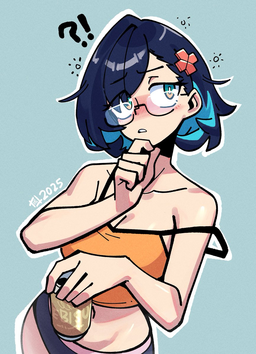 . . I think she's drunk😑