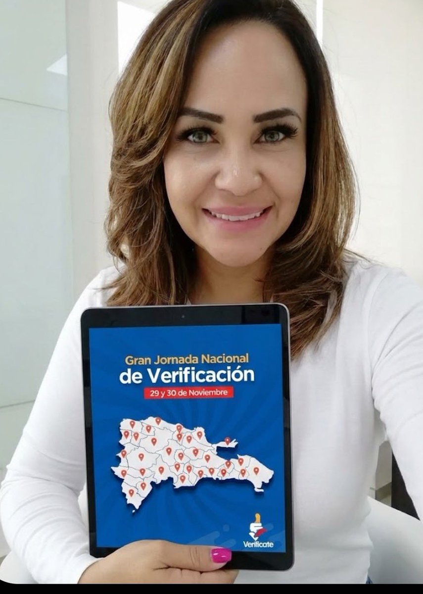 janairadelacruz's tweet image. Hoy 30 de noviembre continuamos con la Gran Jornada Nacional de Verificación y asegura que tu información esté al día.
verificate.prm.do
✅¡Sigamos construyendo esta historia!

#VerificatePRM