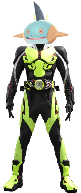 CreepyMarshtomp's tweet photo. Day 1040: Kamen Marshtomp Zero-Onestomp https://t.co/uvWls4SPVr