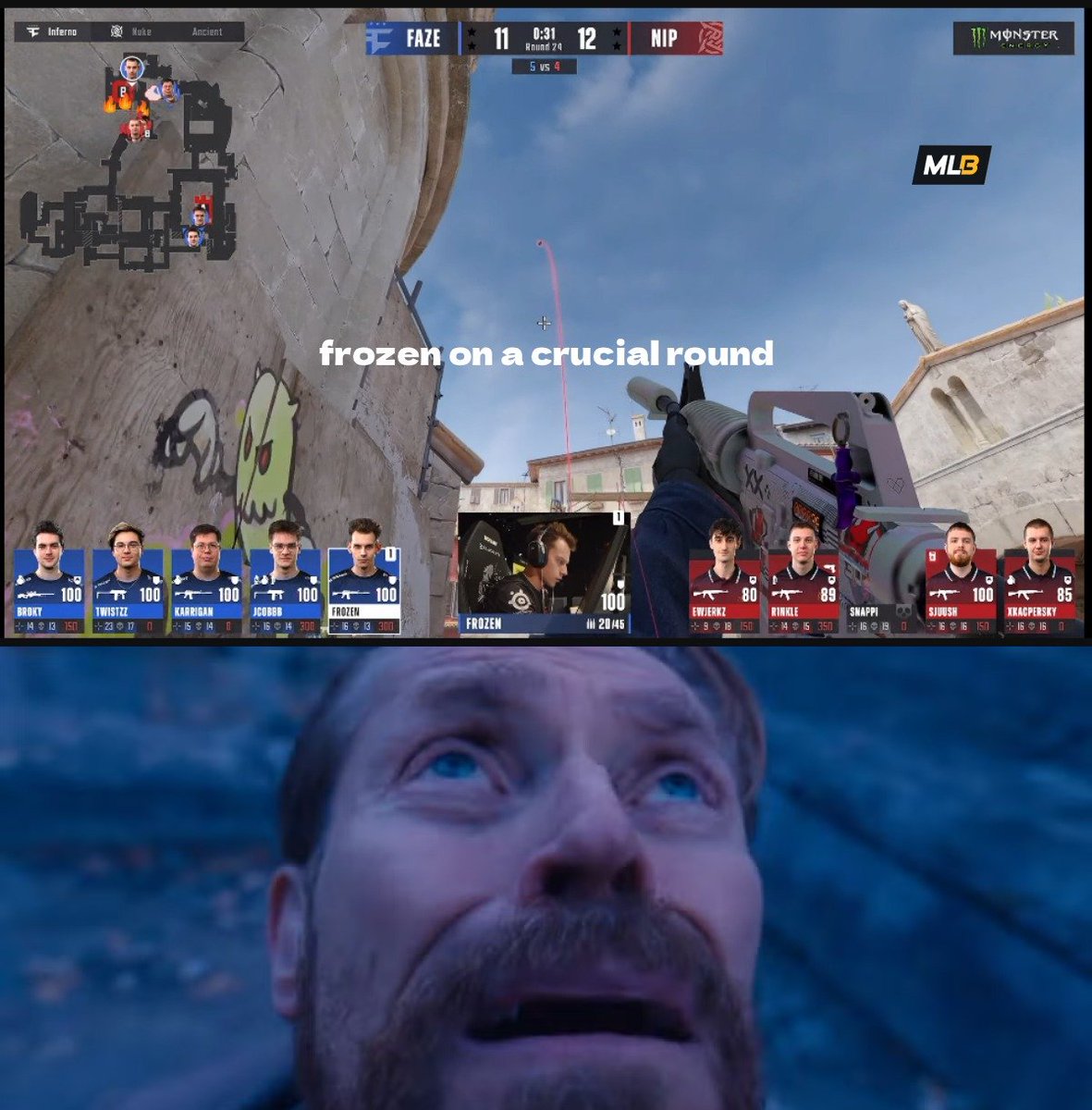 lleksird's tweet photo. good thing they won that round lmao HAHAHAHA

#starladderbudapestmajor https://t.co/NtBkntWIDO