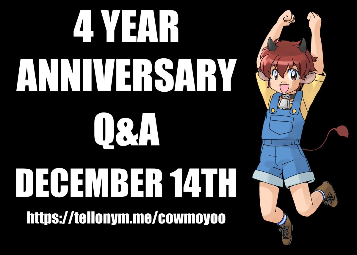 I'm having my 4 Year Anniversary of being a Vtuber soon!

Make sure to send in your questions for the annual Q&amp;A