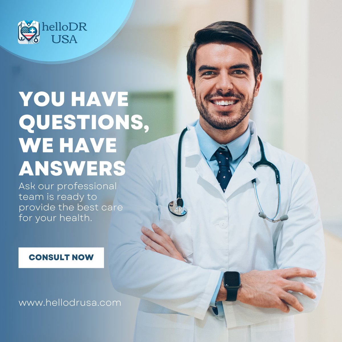 HelloDrUsa's tweet image. When you're starting a weight loss journey, having the right answers matters. 💬 

With our GLP1 Weight Management Program, you’ll never feel unsure — our care team guides you every step of the way.

👩‍⚕️ Consult now: hellodrusa.com
.
.
#GLP1Program #PatientSupport