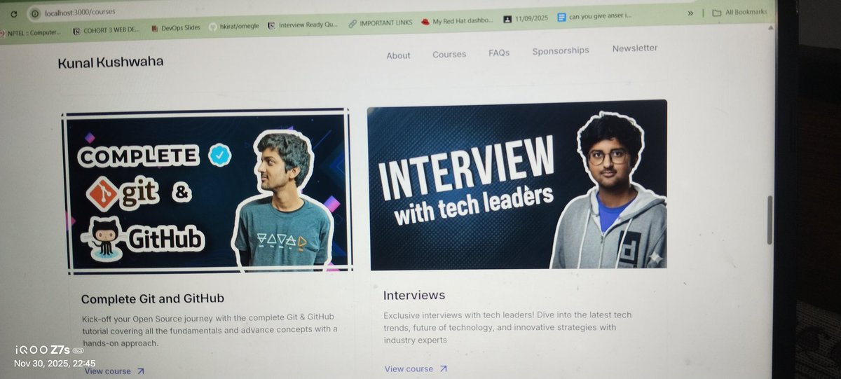 Shubhamkah100's tweet image. 📢 Just submitted my “Interview with Tech Leaders” contribution to @kunalstwt website 🎙️ Awaiting approval, but excited to share insights that helped me and could help other students. Stay tuned! #TechLeadership #EdTech #fullstackdeveloper #needjob