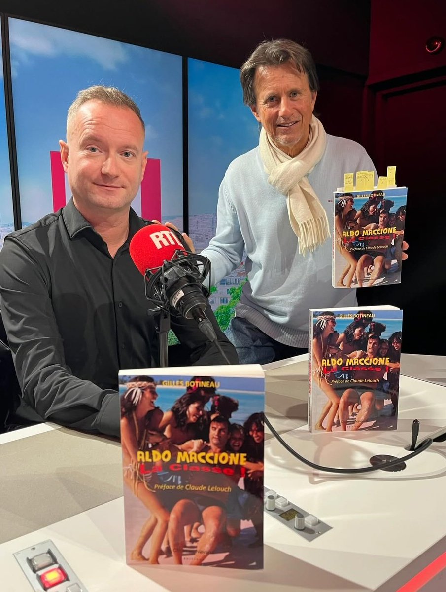 🎙 J'étais ce matin sur 𝗥𝗧𝗟 pour parler de mon livre sur Aldo Maccione, à l'occasion des 90 ans de l'artiste 
👉 rtl.fr/programmes/rtl…