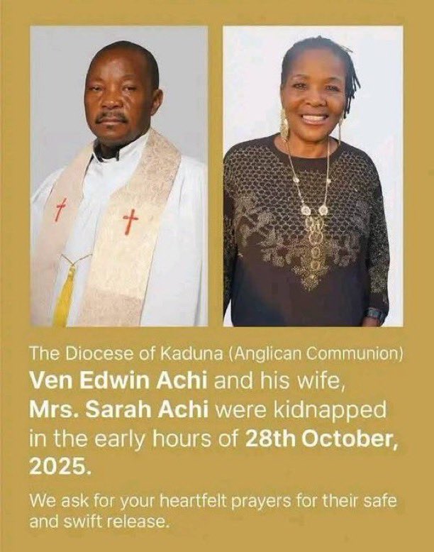 OurFavOnlineDoc's tweet image. Today is Sunday.

Please take one minute to say a prayer and to lend your voice to the wife of this christian pastor. 

They were both kidnapped 30days ago,
Her husband was slaughtered already by the barbaric Islamist terrorists. She is still in captivity. She has two little…